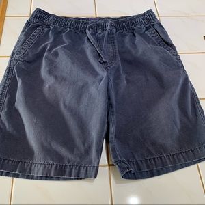 GAP Dark Blue Gray Cotton Drawstring Shorts